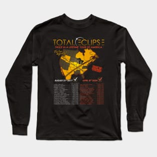 Total Solar Eclipse 2024 Twice In A Lifetime 2017 Long Sleeve T-Shirt